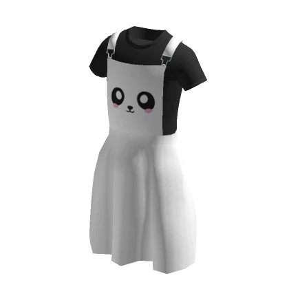 Panda Overall Dress