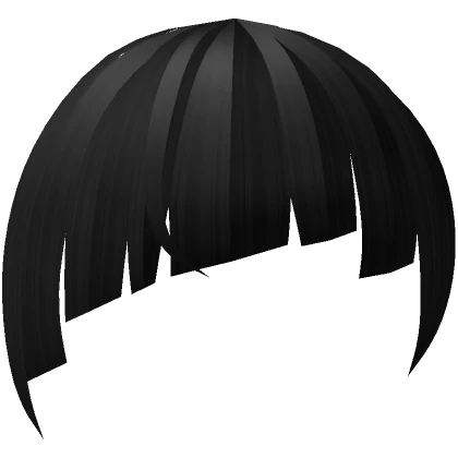 Black A line Bangs