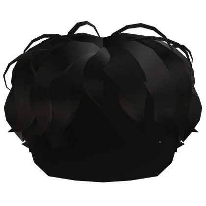 Cute Anime Two-part Perm in Deep Brown