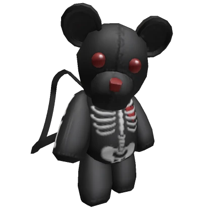 Y2K Black Skeleton Teddy Bear [1.0]