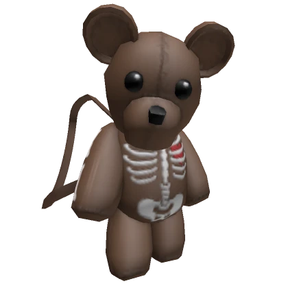 Y2K Brown Skeleton Teddy Bear [1.0]