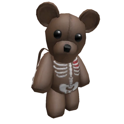 Y2K Brown Skeleton Teddy Bear [3.0]