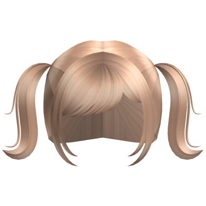 Cute Pigtails with Bangs (Blonde)