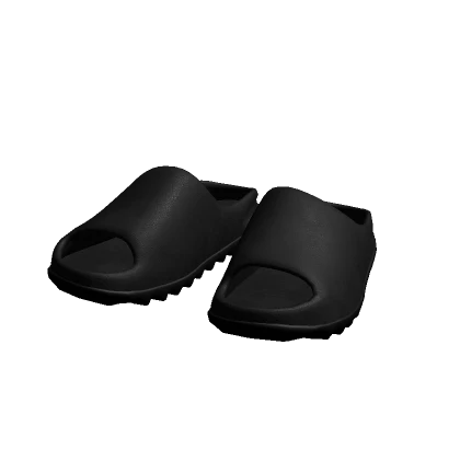 Black Onyx Yeezi Slides / Sliders