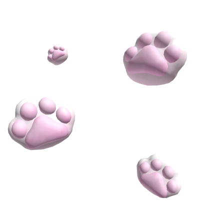 Kawaii Paw Aura in White