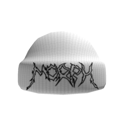 MORPH Beanie white and black