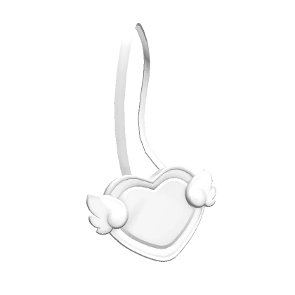 White Kawaii Heart Purse 3.0