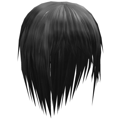 Unkept Long Japanese/Vkei Hair, Grey Ash