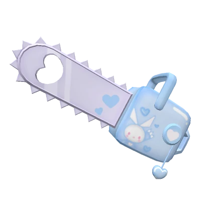 Blue Velloty Chainsaw