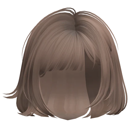 Short Messy Anime Bob w/ Bangs (Milktea Brown)