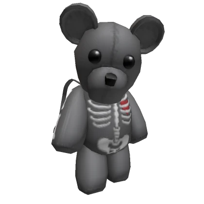 Y2K Gray Skeleton Teddy Bear [3.0]