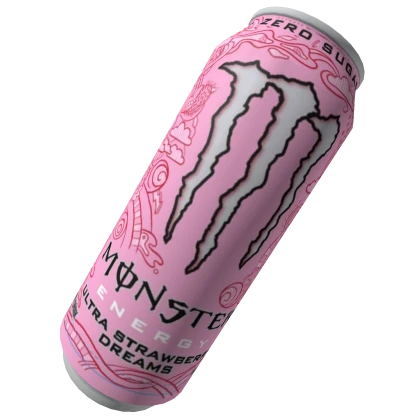 BIG Monster Energy Ultra Drink Pink Can