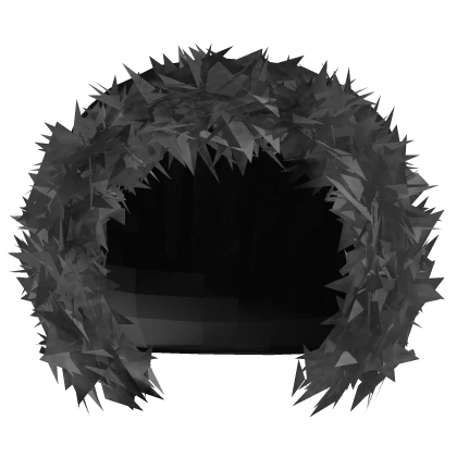 Oversized Winter Grunge Fur Hood (Grey)