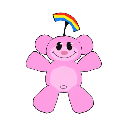 Pink Rainbow Monkey 🌸 🐵 🌈