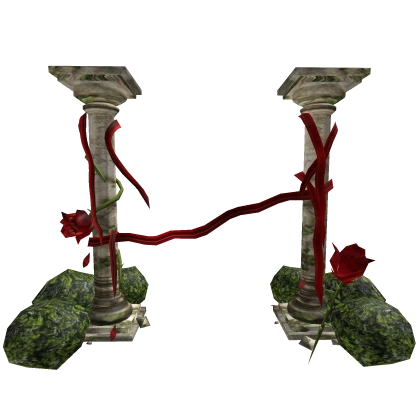 Column With Roses Garden