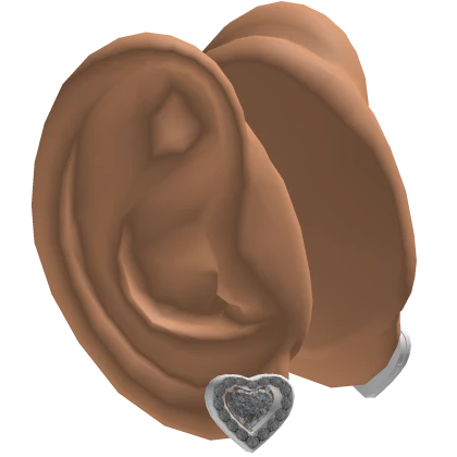 Heart Studded Earrings