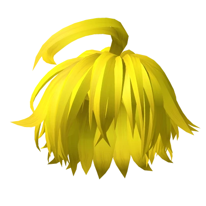 messy Yellow hair anime season 19