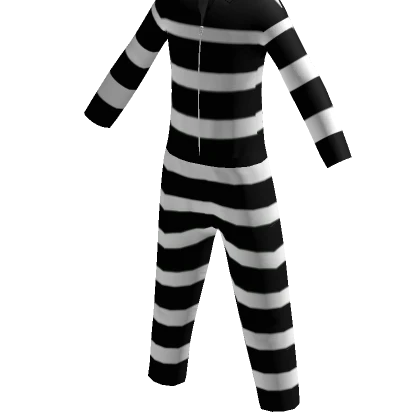 Striped Prison Jumpsuit