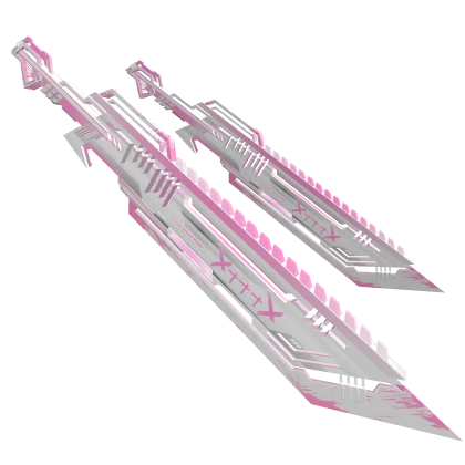 [3.0] Cyber Octave Dual Sword White Pastel Pink