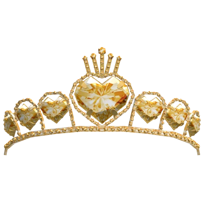 Golden Heart Tiara