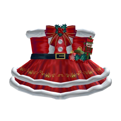 🎀 3.0 Red Festive Christmas Winter Dress