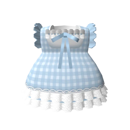 🎀3.0 Long Light blue Cotton Candy dress