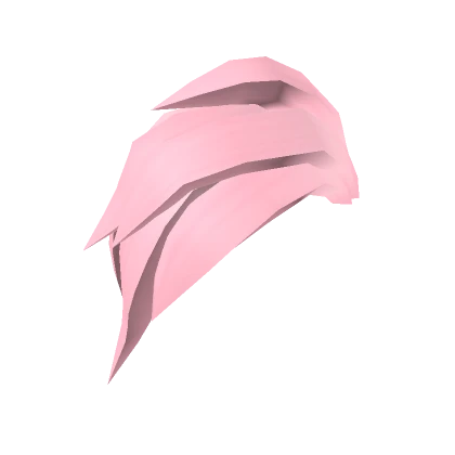 Pink Side Swept Hair