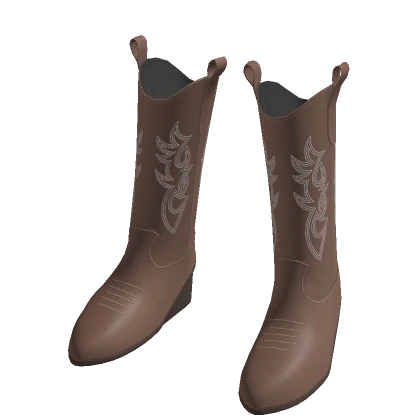 cowboy boots brown