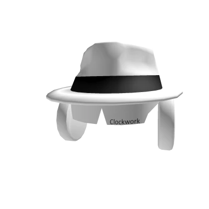 White Fedora + Shades + Headphones 