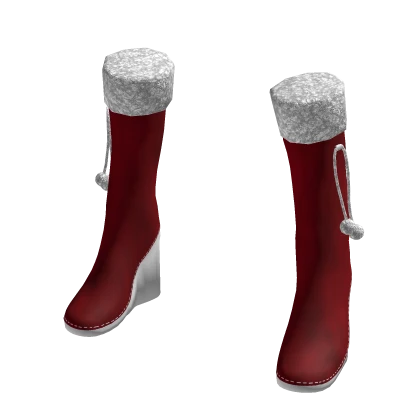 Red Christmas Boots