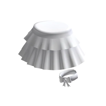 skirt with bow white
