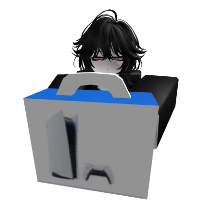 Goth girl giving you a gift (BACK)