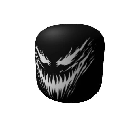 White Tryhard Demon Evil Mask