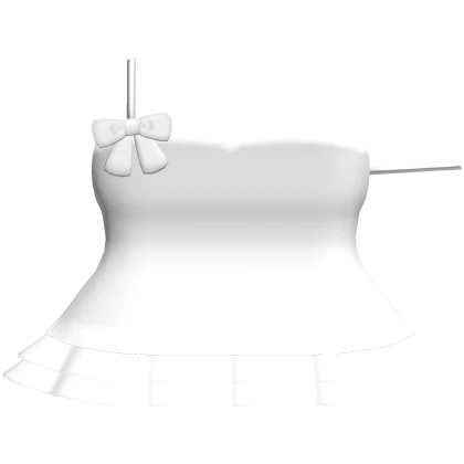 pretty white offshoulder doll dress 