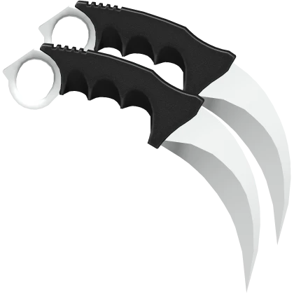 Dual Karambits - White & Black