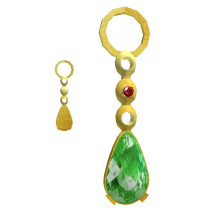 Hanging Emerald Earrings