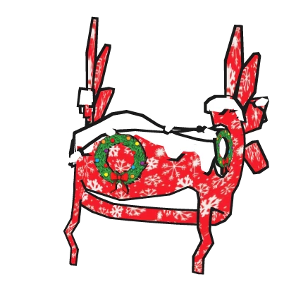 Snowy Christmas Winter Red Wreath Valkyrie