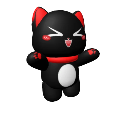 Cat Demonic Red
