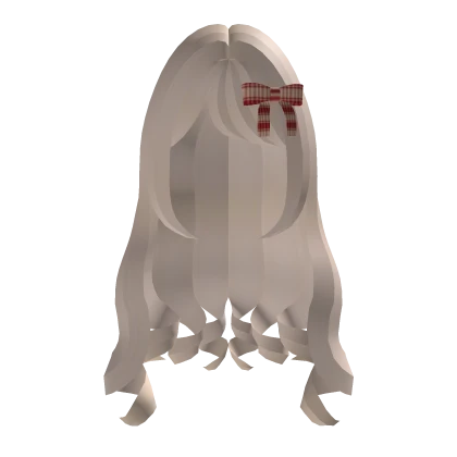 Igari Beige Long Hair with Bow