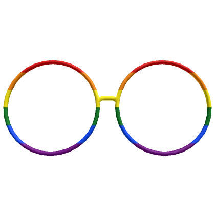 Simple Pride Circle Glasses