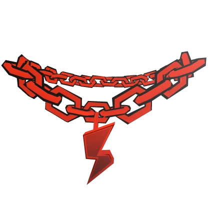 Electric Dark Red Supporter Chain
