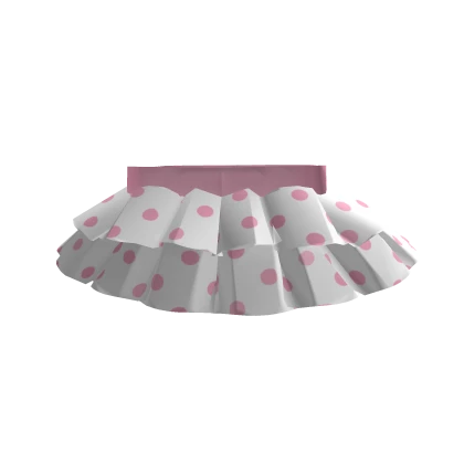 Pink polkadot skirt 3.0
