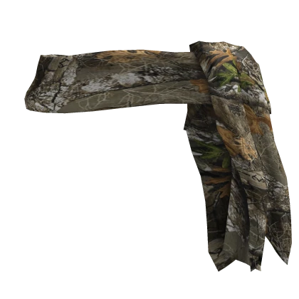 green forest real tree camoflauge tied head scarf