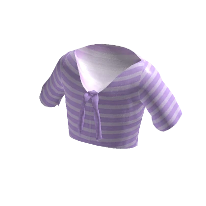 Aesthetic Purple Striped Top