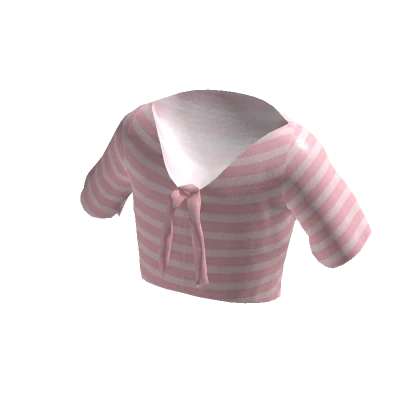 Aesthetic Pink Striped Top