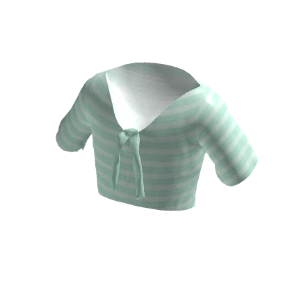 Aesthetic Mint Striped Top