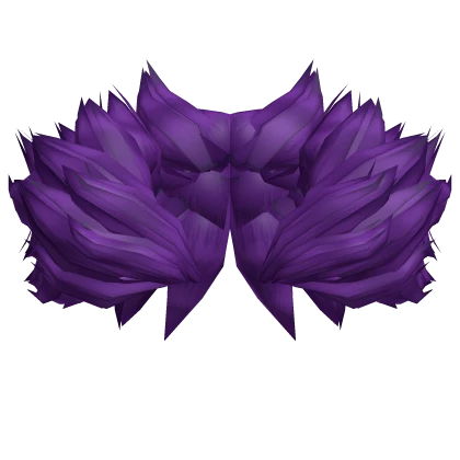 Big Purple Fur Collar