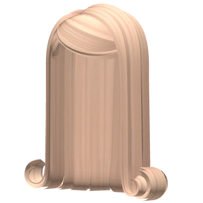 Long Slick Curls in Blonde