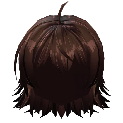 Brown Anime Messy Hair