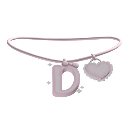 D Initial Necklace